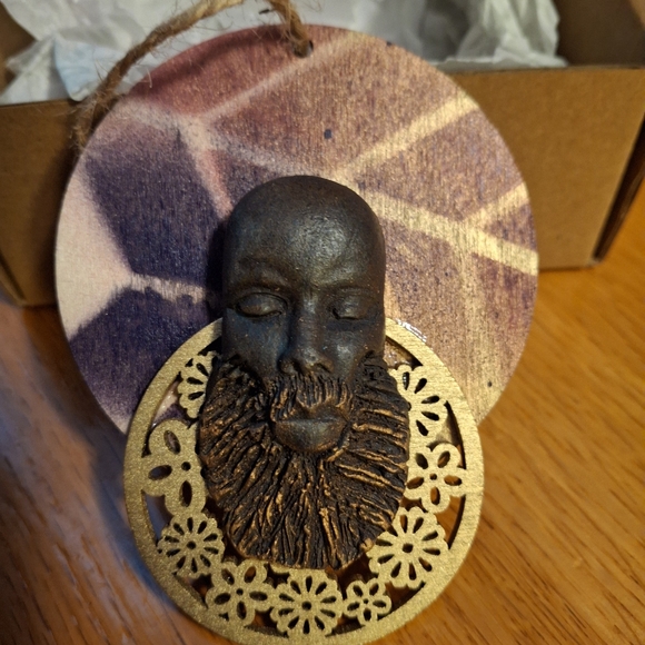 Handmade Mudcloth Ornaments New In Box - Picture 11 of 13